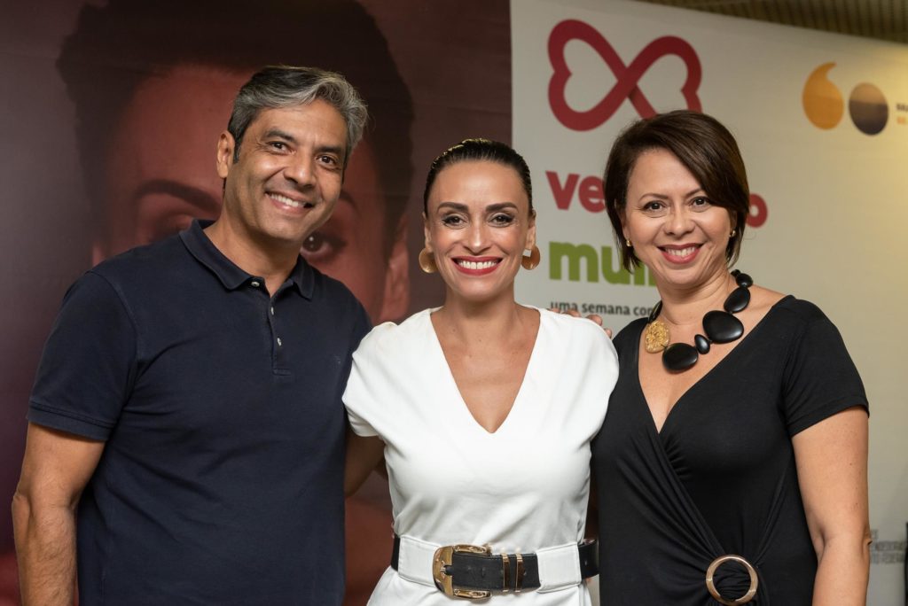 João Marcos Mesquita, Suzana Pires e Ana Lúcia Rodrigues 