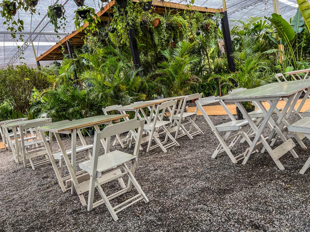 Jardim Secreto inaugura restaurante em viveiro de plantas