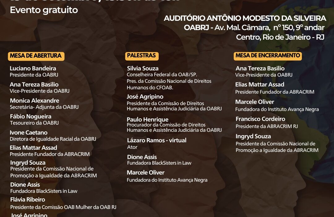 Encontro Nacional de Promoção à Igualdade Rio de janeiro