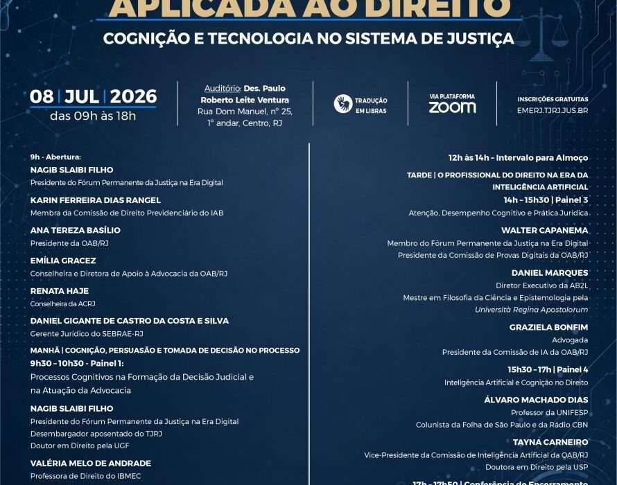Palestra, na Escola de Magistratura do Rio de Janeiro Rio de janeiro