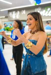 Thays Jubé é escolhida para representar chegada da rede carioca Prezunic em Goiânia Moda