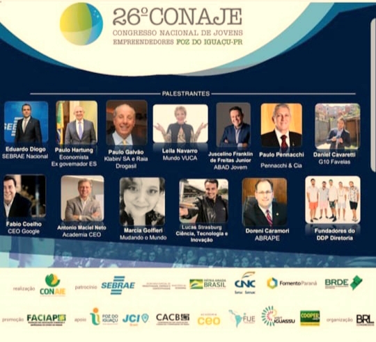 DDP Diretoria participa de Congresso da CONAJE em Foz do Iguaçu.