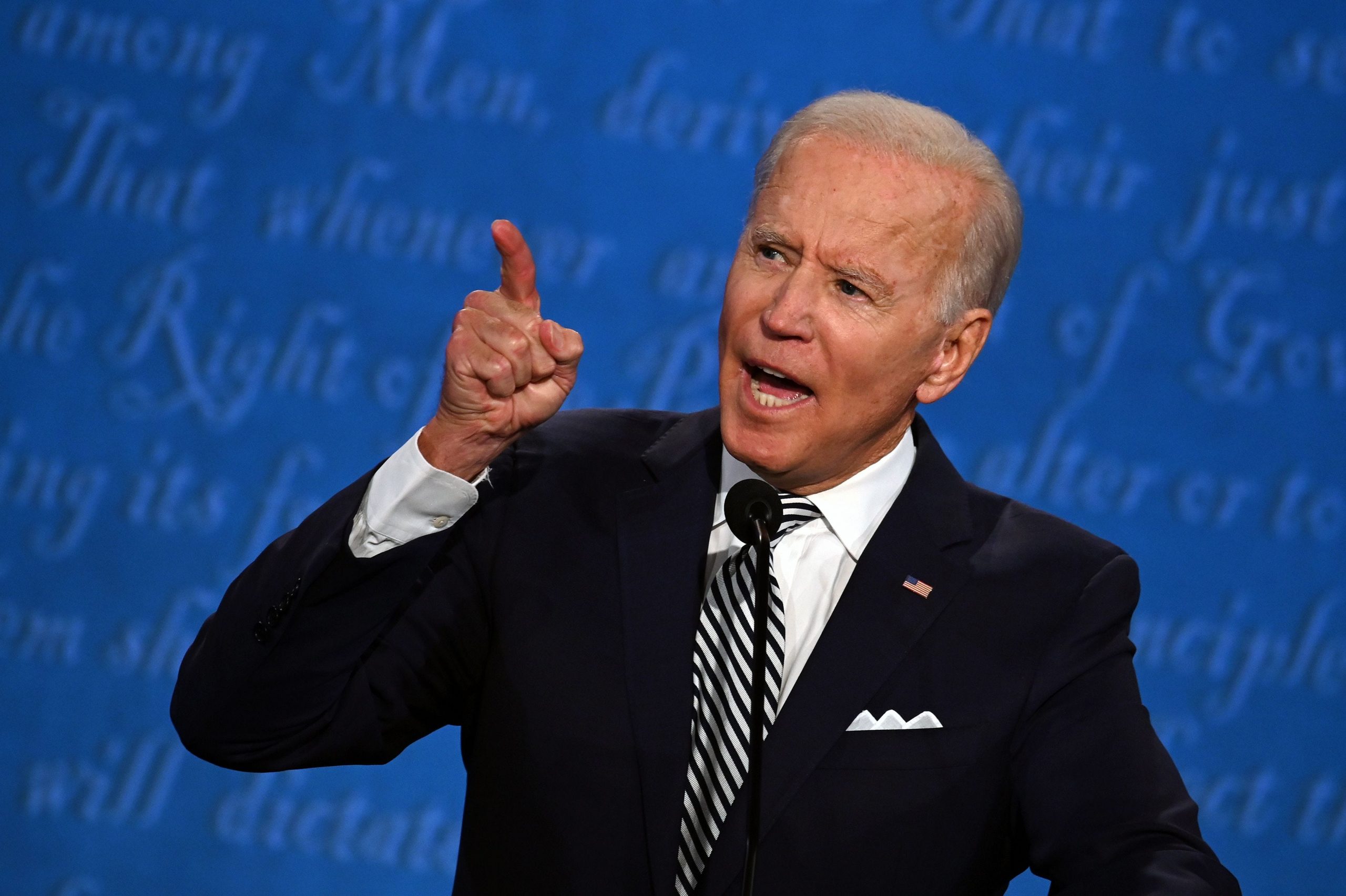 Joe Biden during the first U.S. presidential debate. Photo: StratosBril/Shutterstock