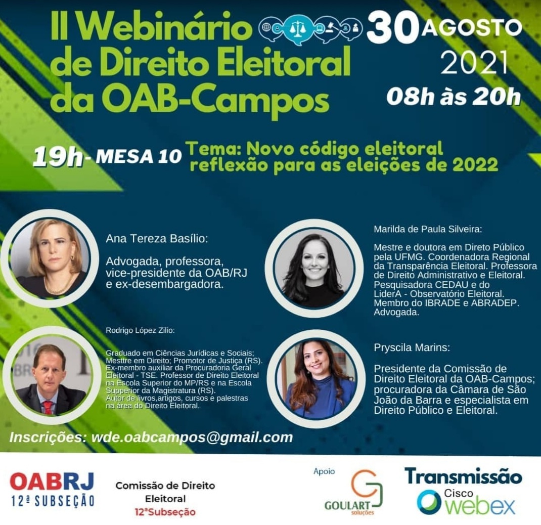 Webinário de Direito Eleitoral