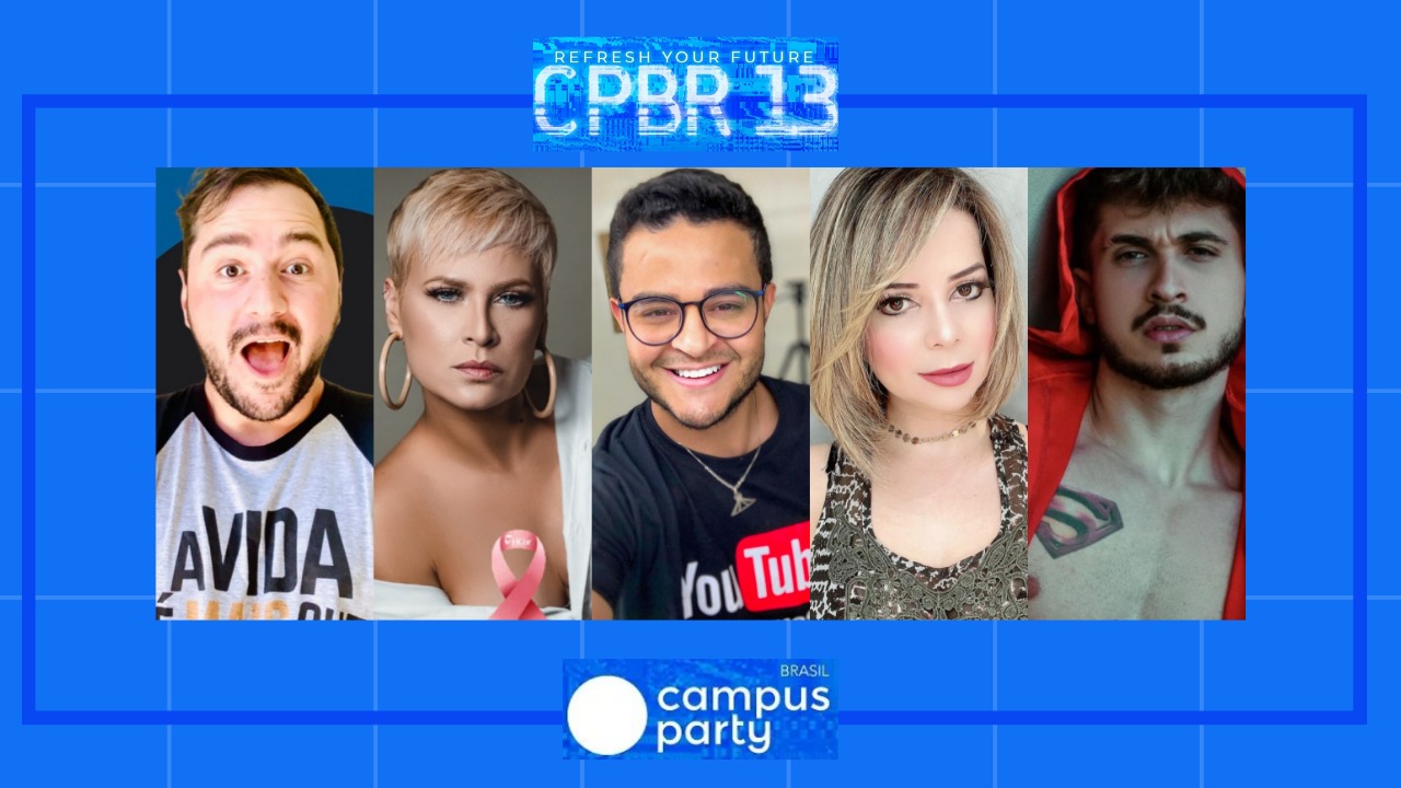 YouTuber Eldo Gomes apresenta talk show no Anhembi na Campus Party São Paulo