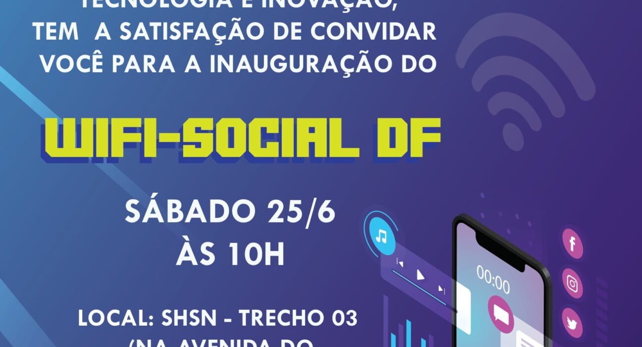 Wi-Fi Social DF em Sol Nascente