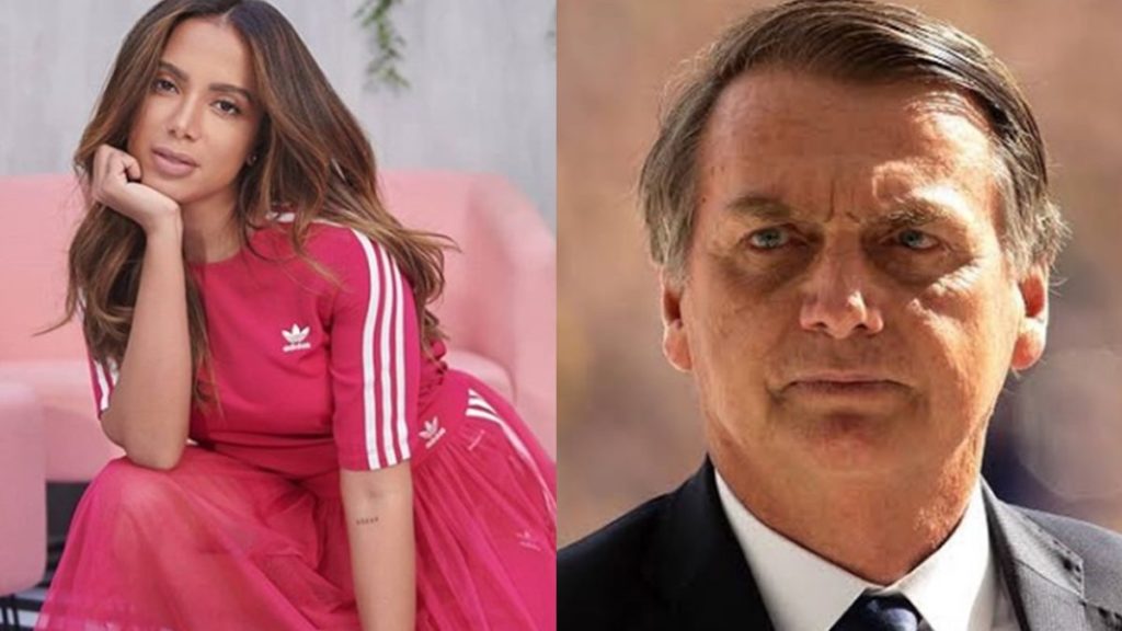 Anitta cumpre promessa e dança de calcinha para confrontar Bolsonaro Celebridades