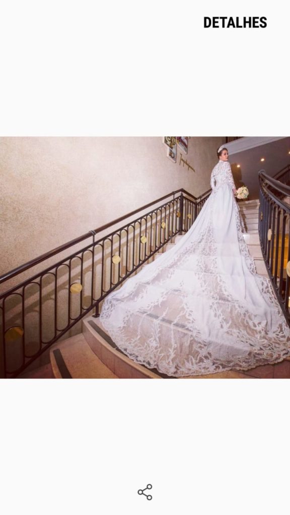 As caldas longas estão em alta para noivas poderosas Moda