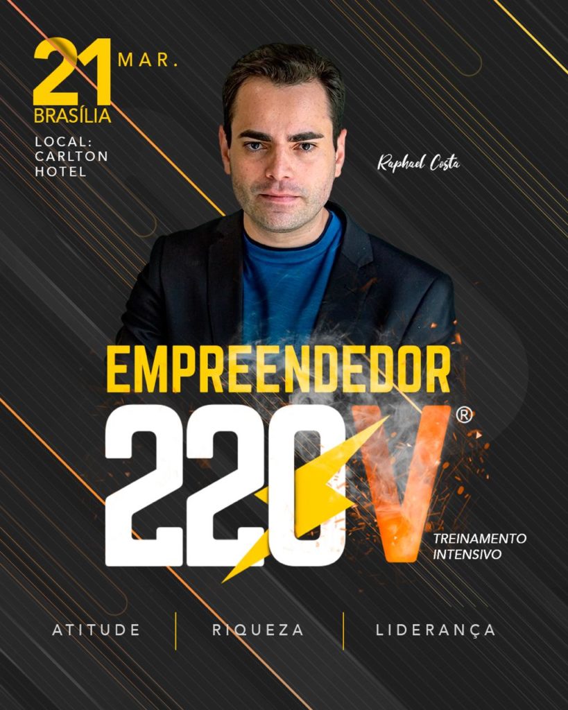 Intensivo com Raphael Costa orienta empresários a atingir alta performance Investimento