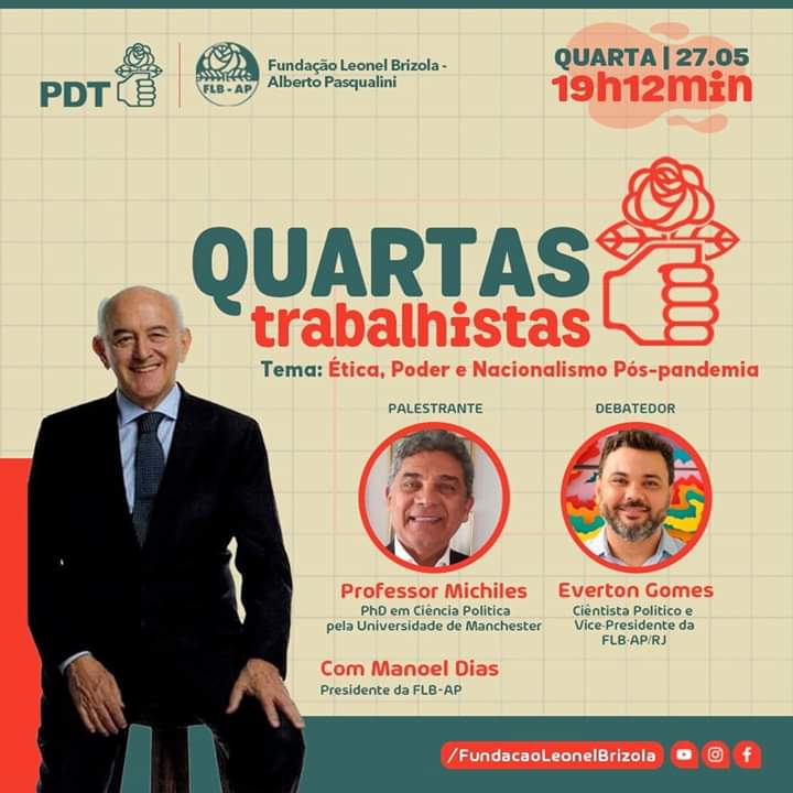 O cientista político Everton Gomes é o convidado de Manoel Dias nas Quartas Trabalhistas Rio de janeiro