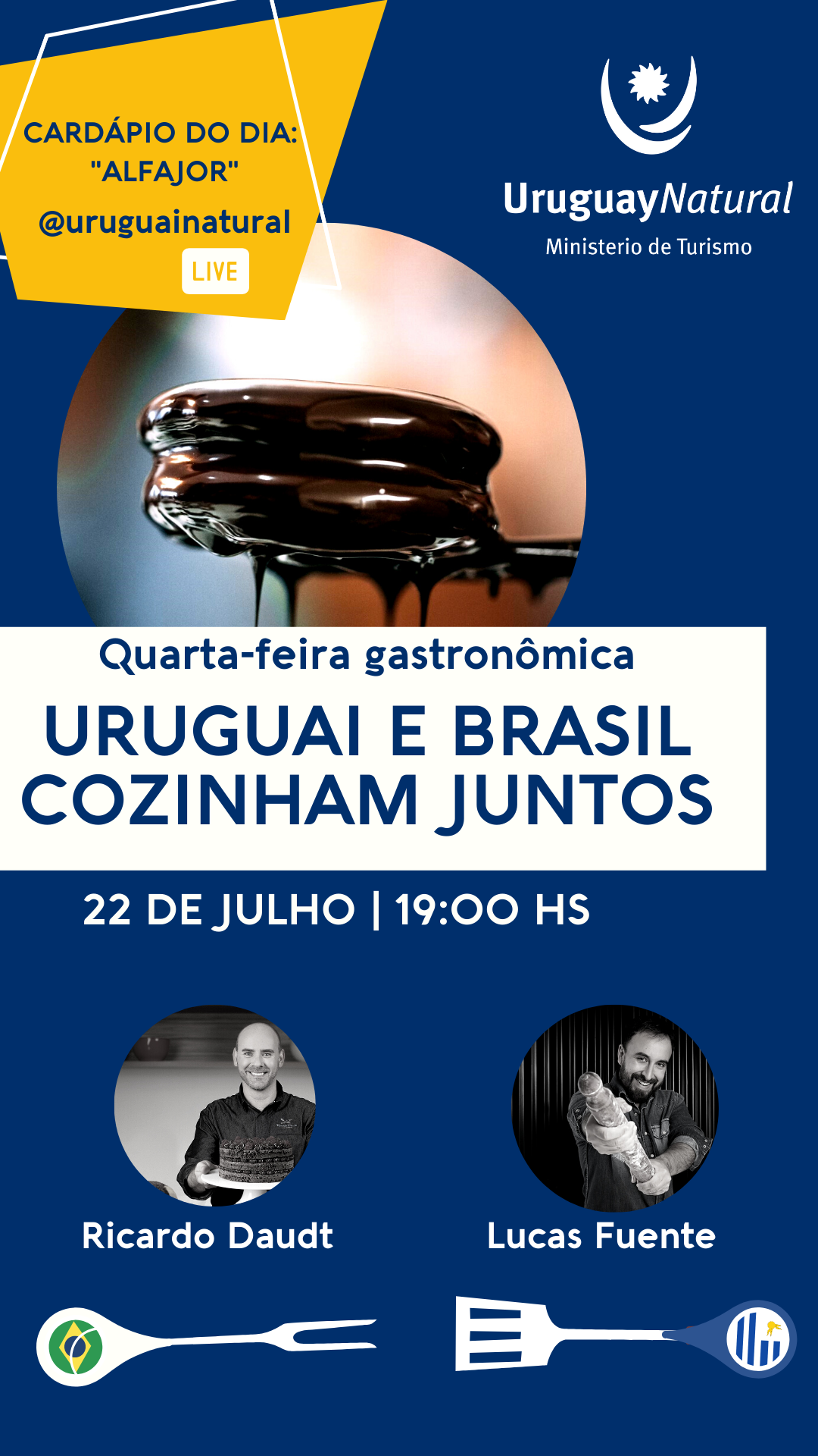 Desafio entre chefs do Brasil e do Uruguai desvenda os segredos das receitas típicas e tradicionais do país vizinho Gastronomia