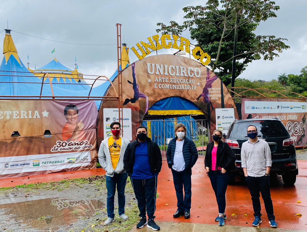 Comitiva de Cultura de Roraima visita instalações da Universidade do Circo no RJ Rio de janeiro