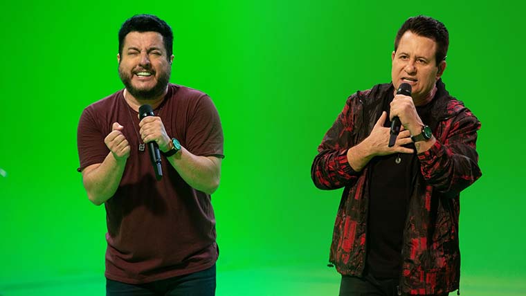 Bruno & Marrone gravam DVD em SP, dupla é a primeira a usar realidade virtual Música