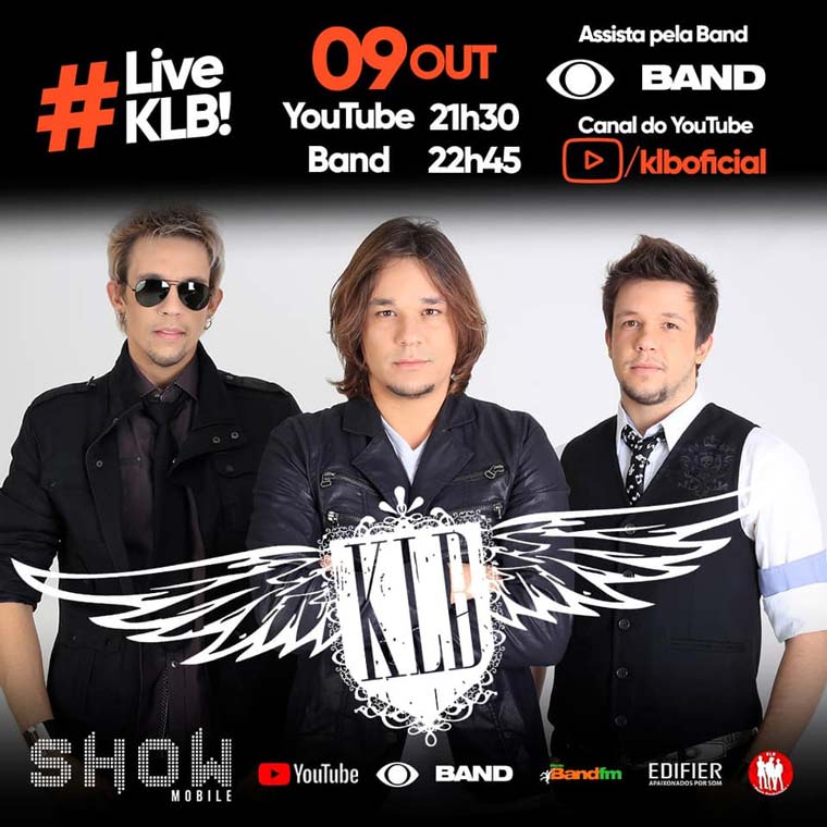 KLB se reúne em live para apresentar "Show" nova operadora de telefonia móvel Música