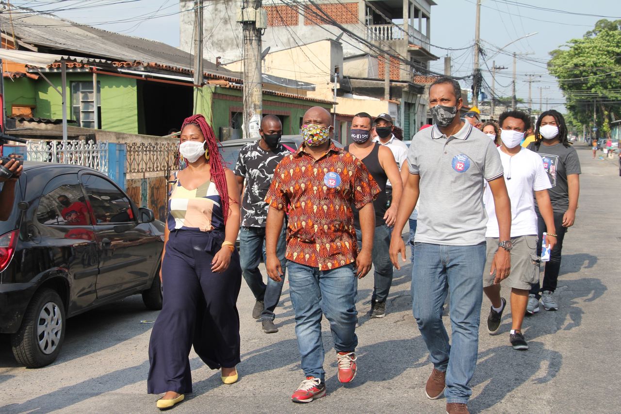 Márcio Ribeiro Reis e Edimara Celi realizaram encontro em Padre Miguel e Bangu. Política