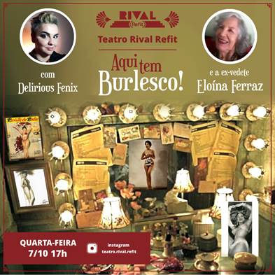 as lives do teatro rival refit no Instagram continuam a todo vapor Artes