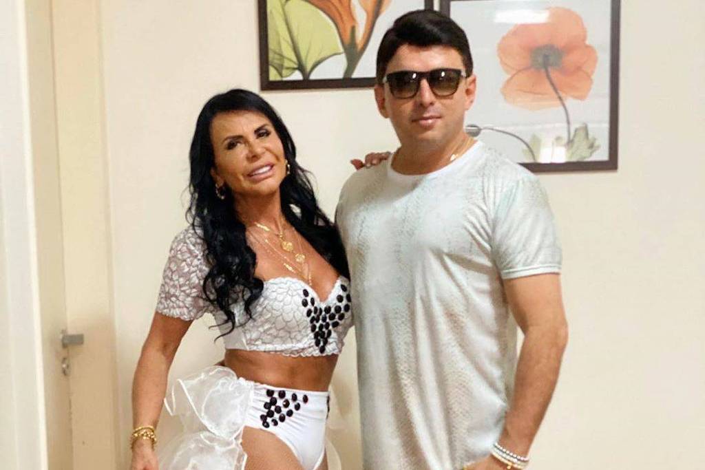 Gretchen e Esdras de Souza são vistos em jantar romântico
