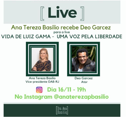 Luiz Gama, advogado abolicionista, será homenageado em live, nesta segunda
