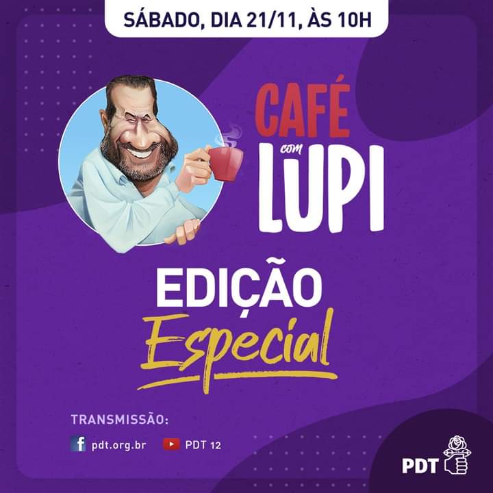 Cultura é tema do Café com Lupi deste sábado