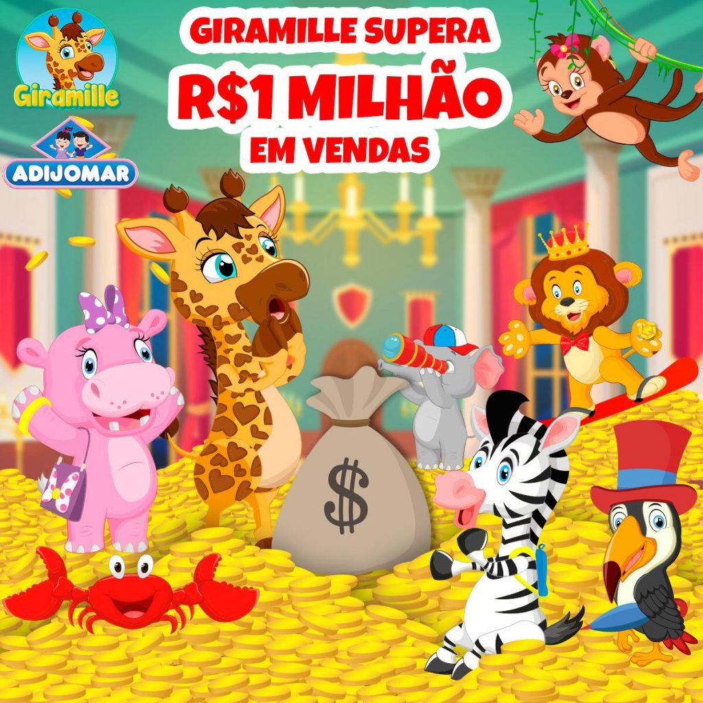 Desenho animado infantil ultrapassa 1 milhão de reais em vendas de brinquedos em oito meses Notícias