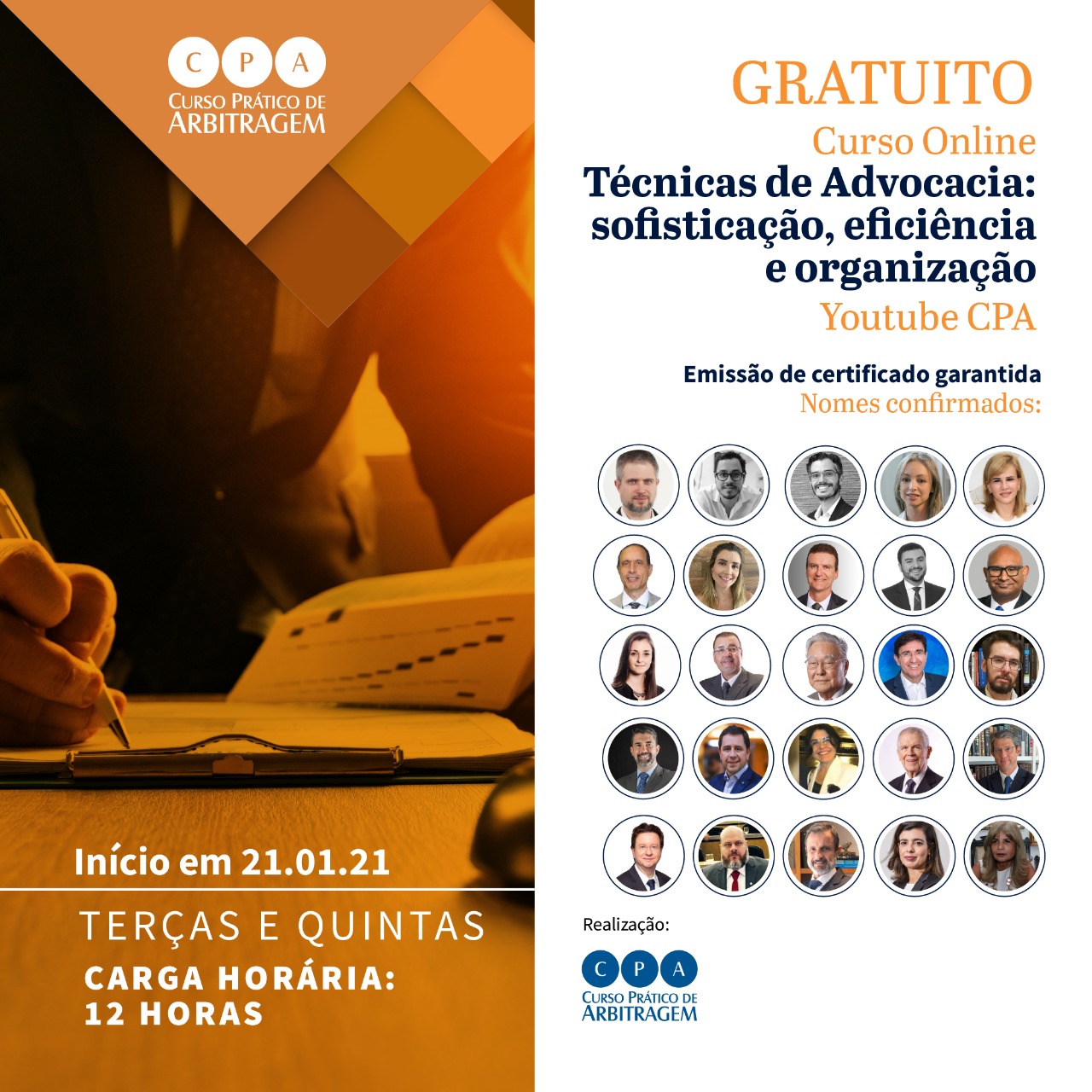 Curso Prático de Arbitragem promove Técnicas de Advocacia