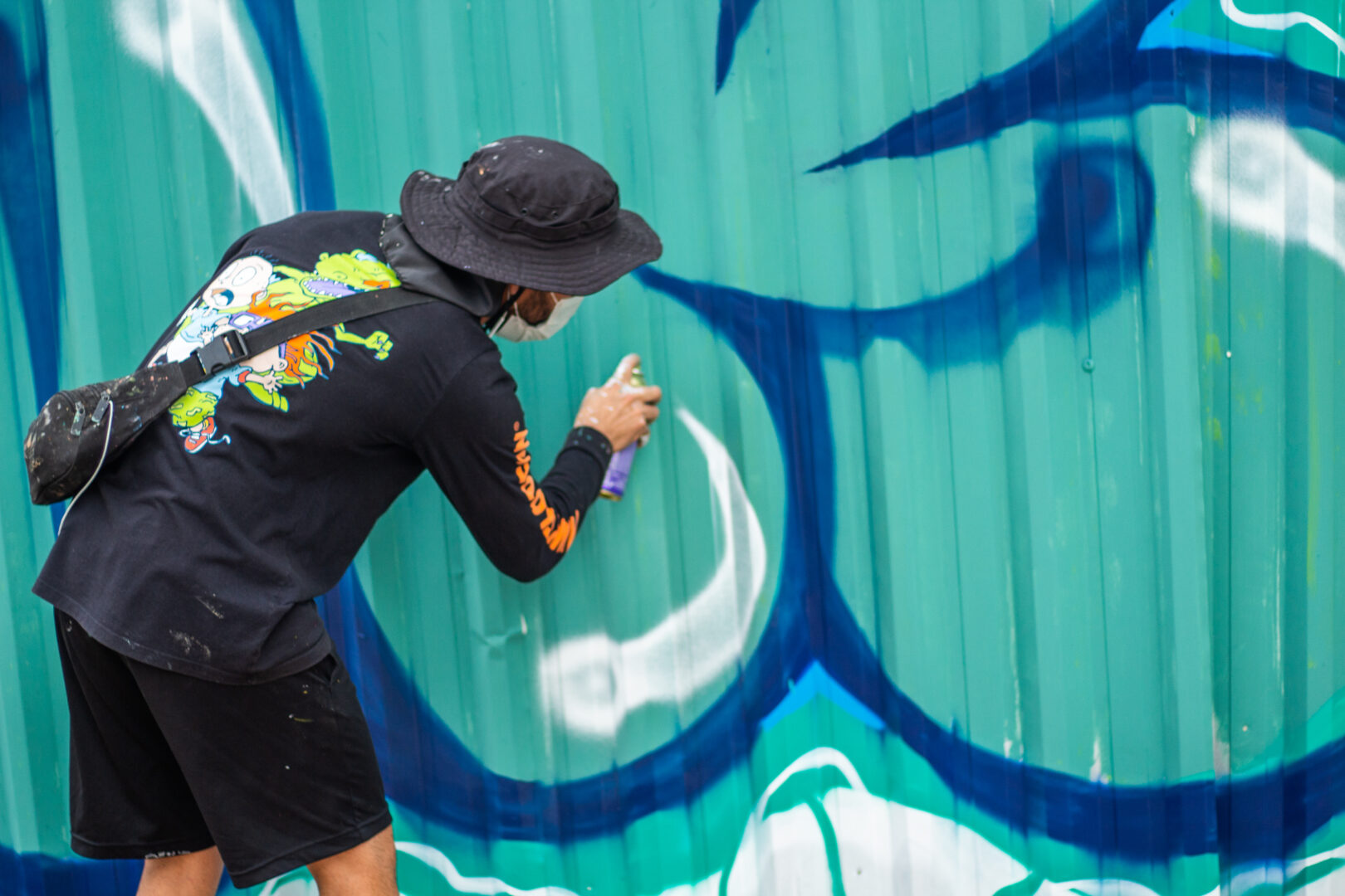 Tapumes da Praça do Buriti viram tela de arte Cultura