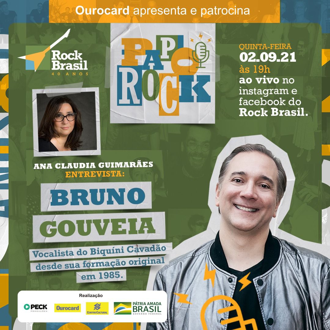 Bruno Gouveia é o convidado desta quinta do Papo com Rock Brasil