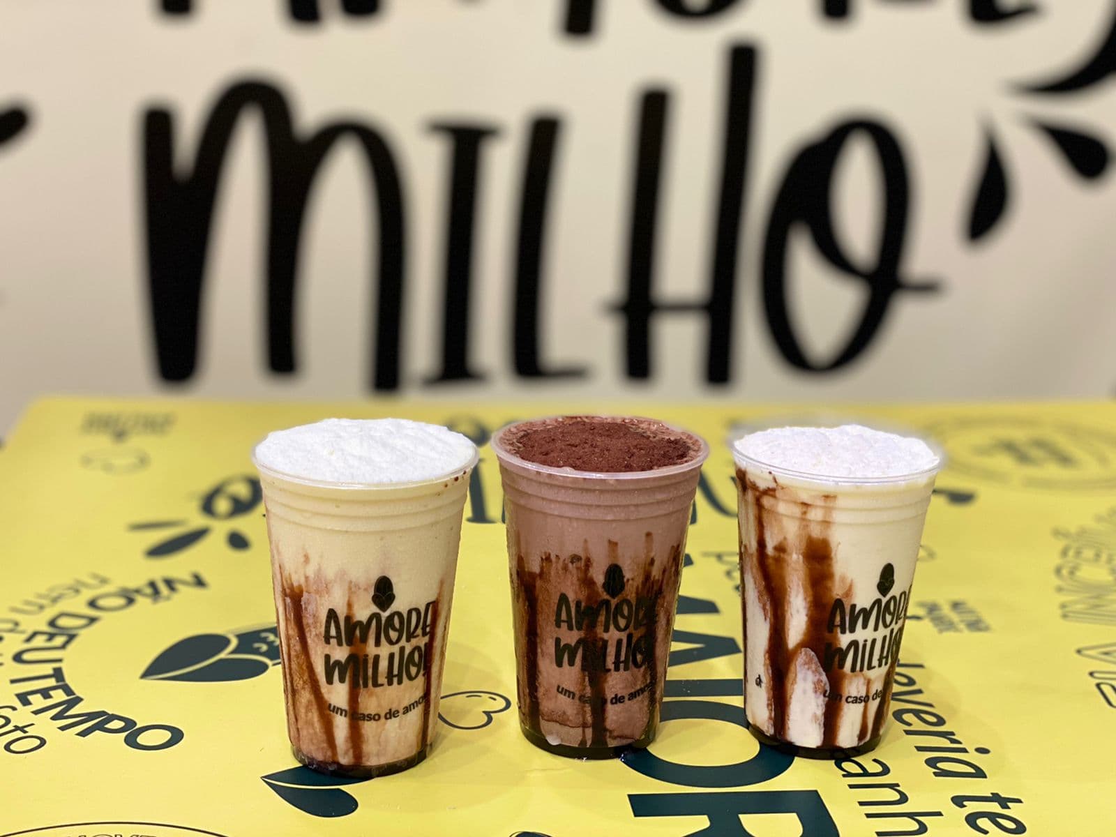 Amore Milho lança 3 sabores de milkshakes à base de milho