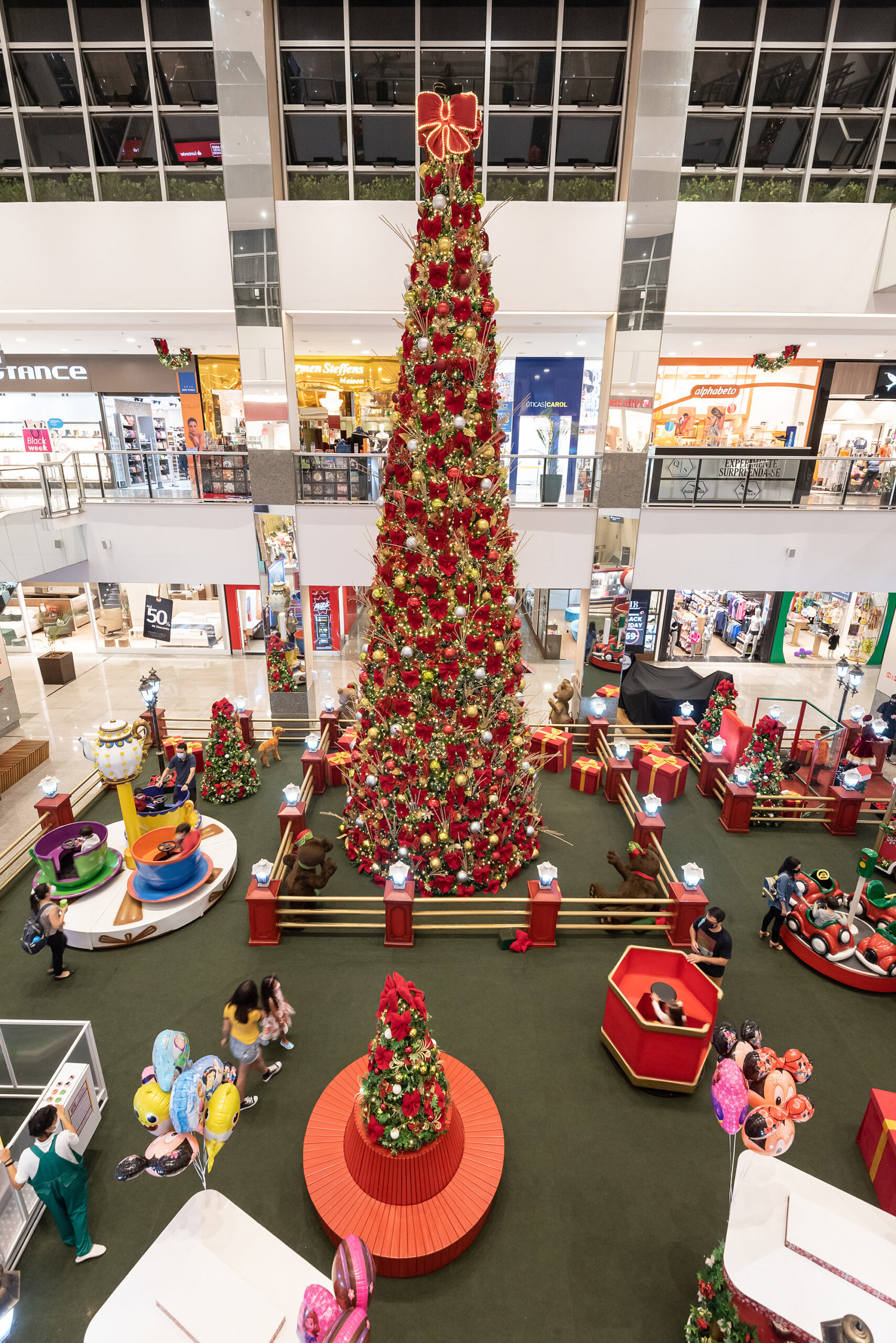 Sábado tem programação especial de Natal no DF Plaza Shopping