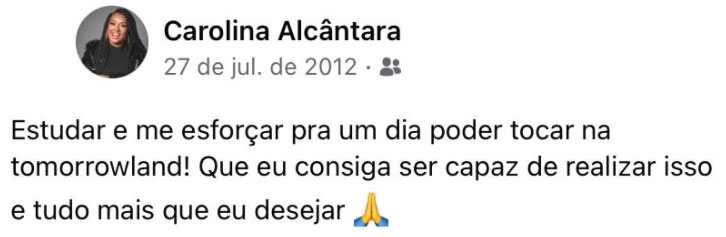 Orgulho nacional: Carola é anunciada como atração do Tomorrowland 2022 Geral