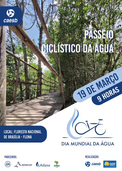 Dia Mundial da Água será celebrado com passeio ciclístico