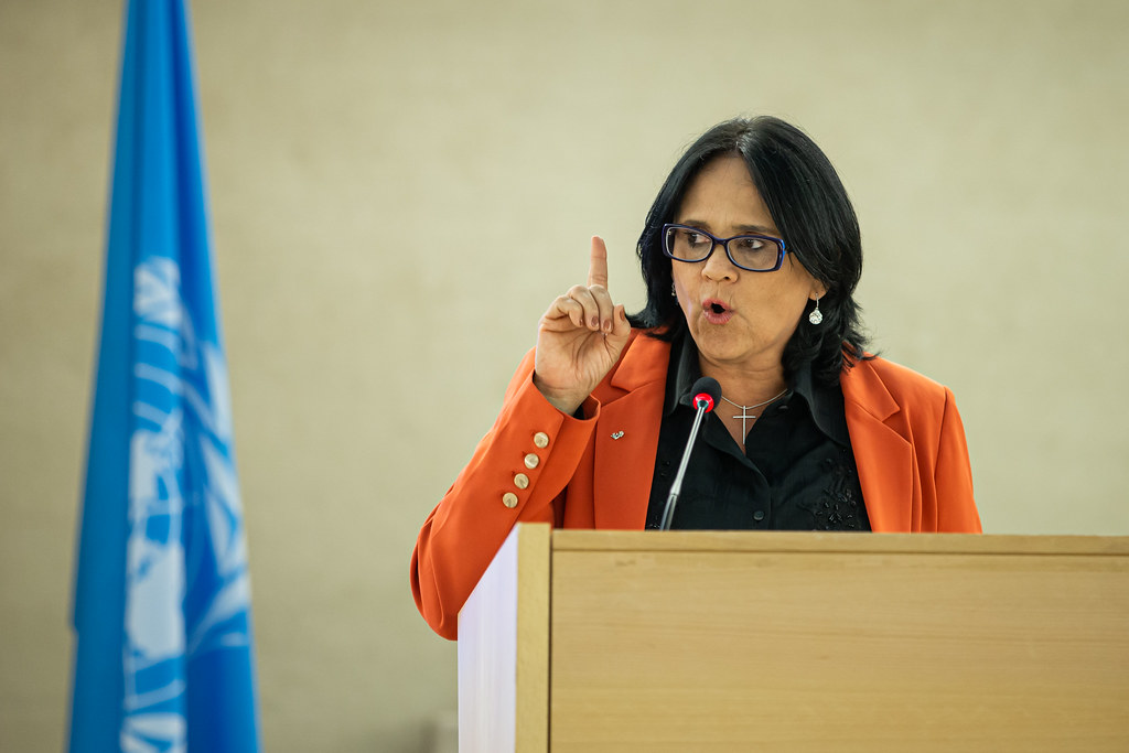 Ministra Damares faz balanço de atuação em defesa dos direitos humanos em Genebra
