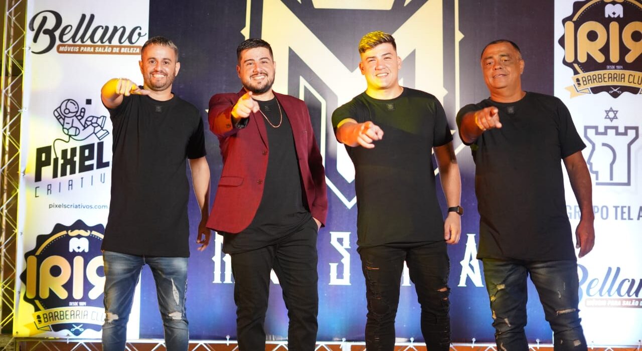 Naldo Benny e grupo Sambei+ agitam festa de lançamento de grife masculina Moda