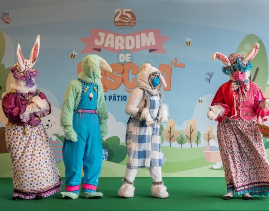 Jardim de Páscoa do Pátio Brasil oferece programação gratuita para toda a família Páscoa