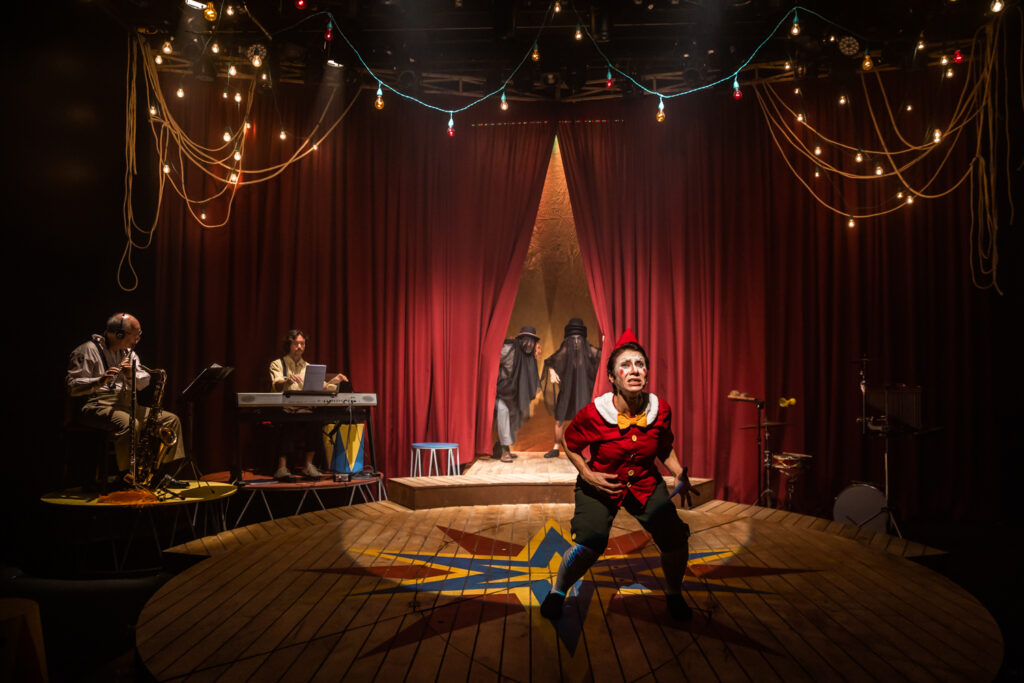 Últimas sessões de PinóQuio no CCBB e oficina de teatro de animação com atriz e ator da Cia. PeQuod Teatro