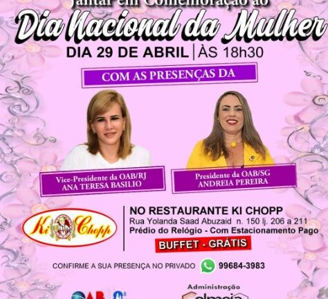 Dia Nacional da Mulher Gastronomia