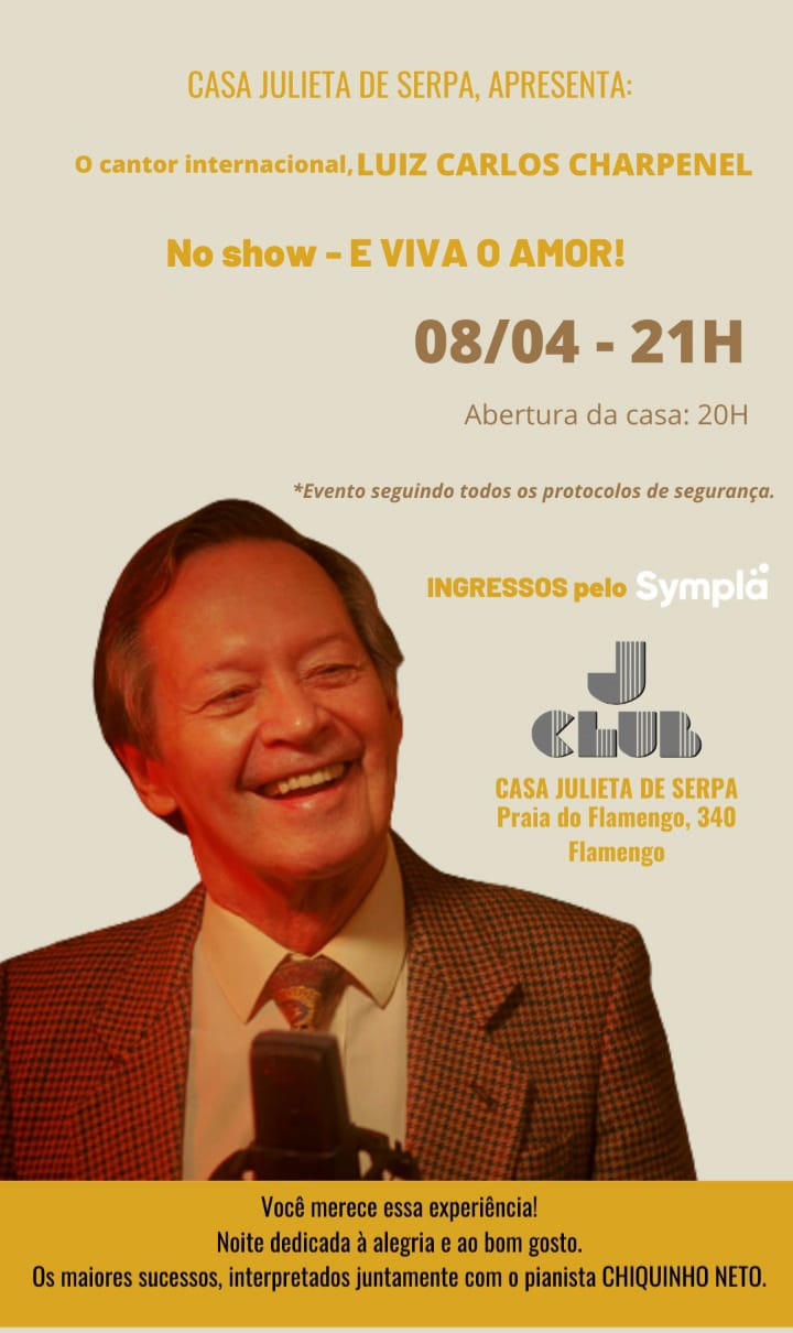 E, viva o amor, na Julieta de Serpa.