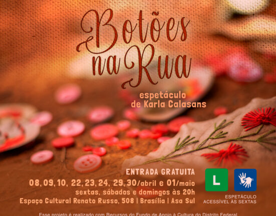 Espetáculo teatral: botões na rua