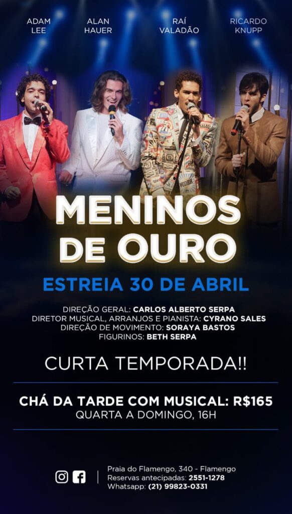 Meninos de Ouro na Julieta de Serpa