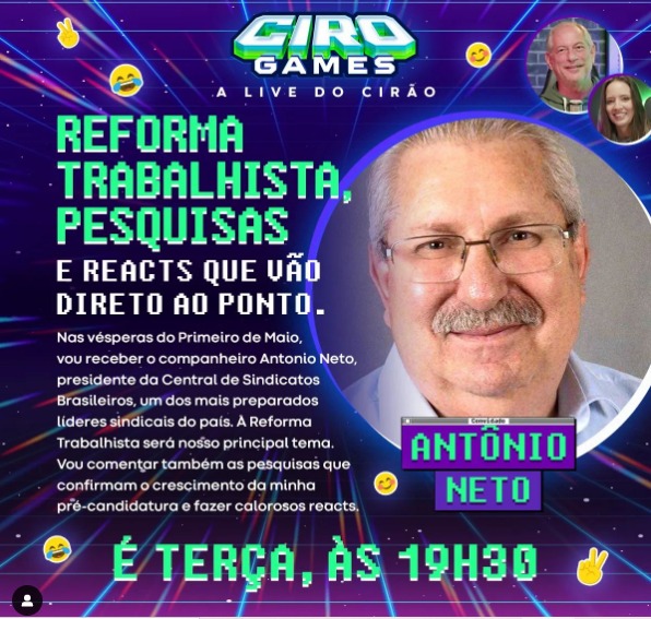 Reforma Trabalhista e Pesquisas live