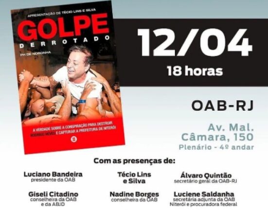 Rodrigo Neves lança livro na OAB-RJ