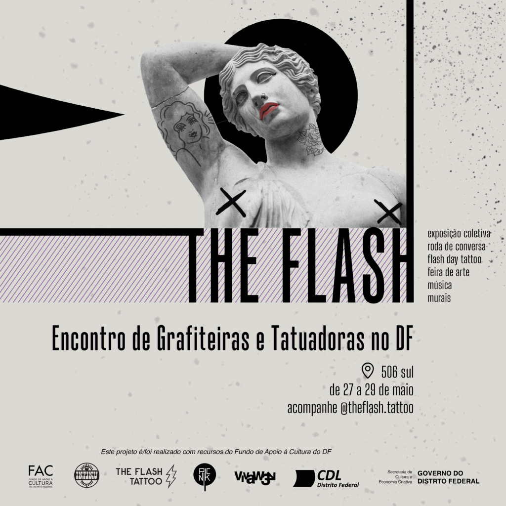 The Flash reúne grafiteiras e tatuadoras no DF Eventos