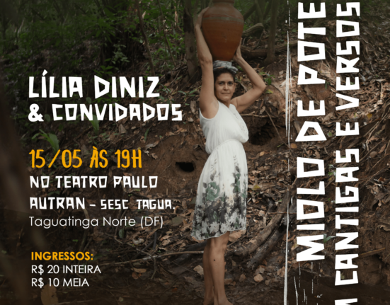 Lília Diniz faz show de lançamento de “Miolo de Pote em Cantigas e Versos” live