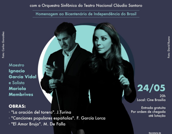 Concerto Espanhol, Cine Brasília, 24 de maio, 20h