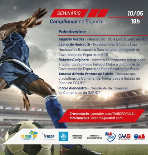 RGB lança Comitê de Governança no Esporte na terça-feira (10.05) em Brasília
