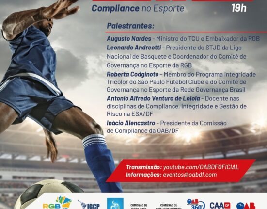 RGB lança Comitê de Governança no Esporte na terça-feira (10.05) em Brasília