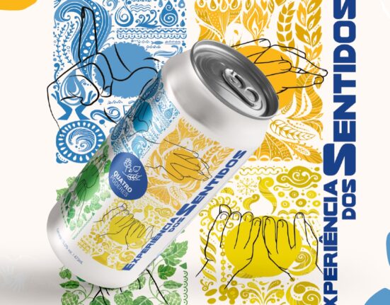 Quatro Poderes participa do projeto Experiência dos Sentidos com rótulo de cerveja para comunidade Surda Saúde