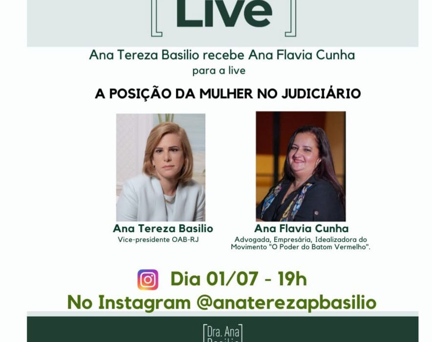 A posição da Mulher no Judiciário live