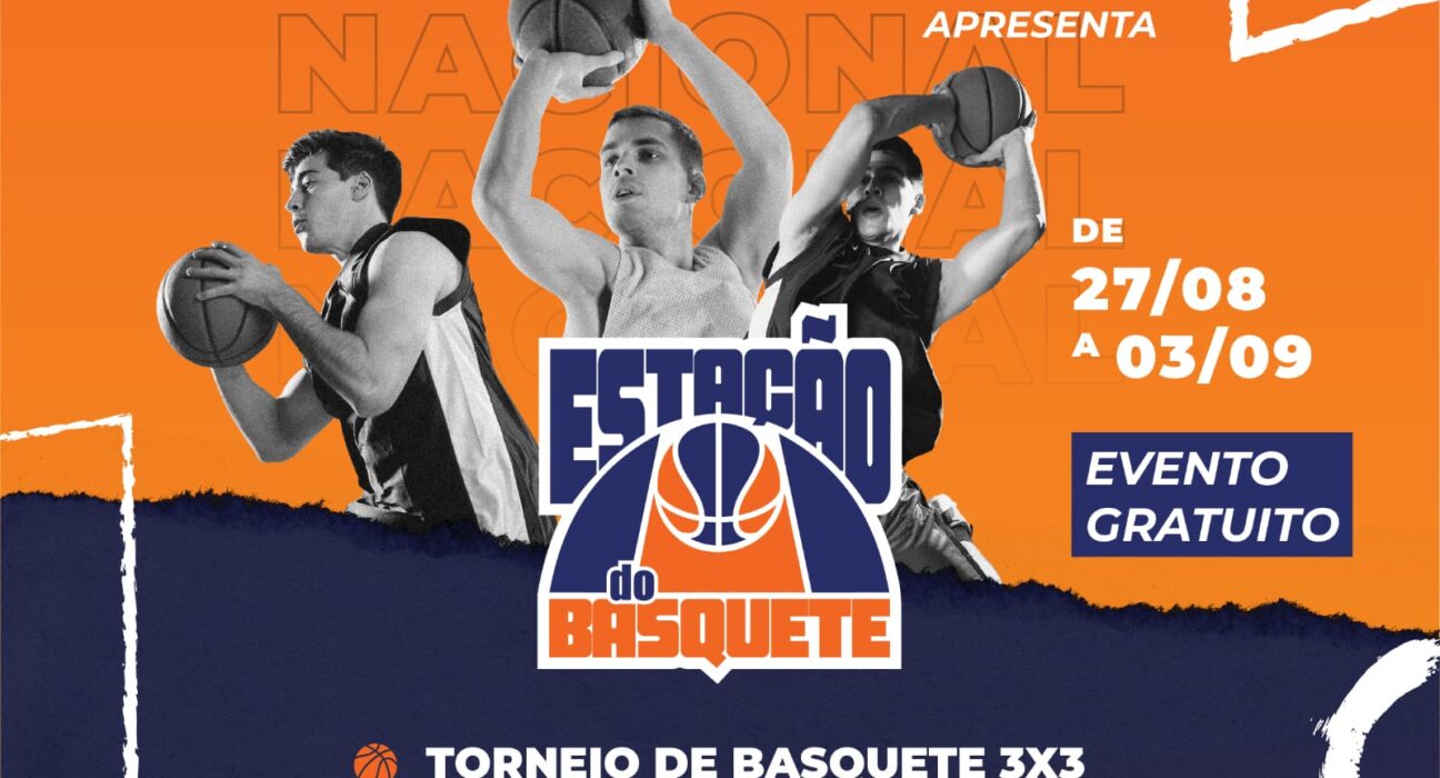 Basquete ao ar livre no Conjunto Nacional Esporte