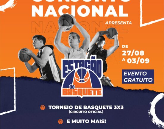 Basquete ao ar livre no Conjunto Nacional Eventos